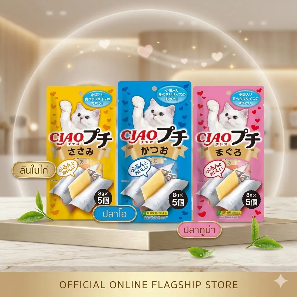 Ciao ชูหรุเพทิ ขนมแมวเลียแบบแผ่น