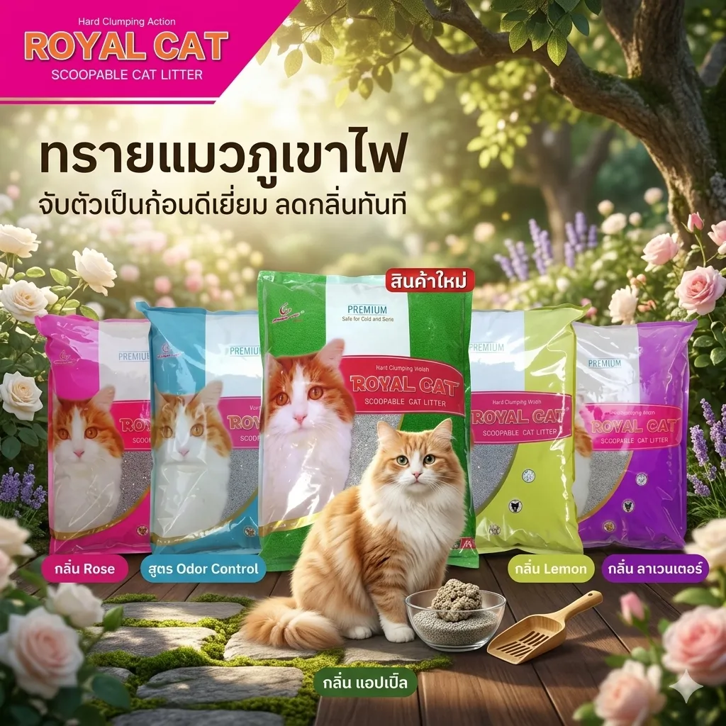 Royal Cat ทรายแมว