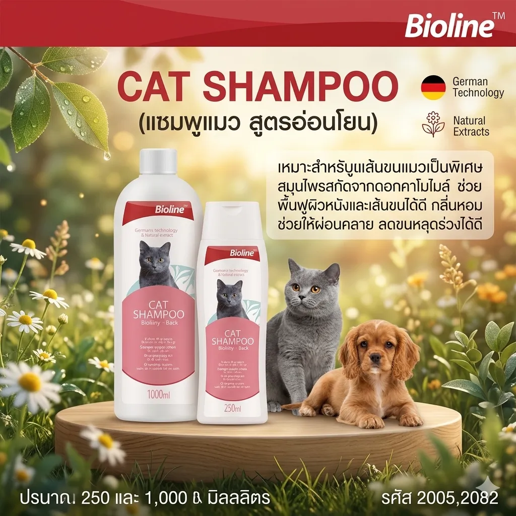Bioline แชมพูแมว