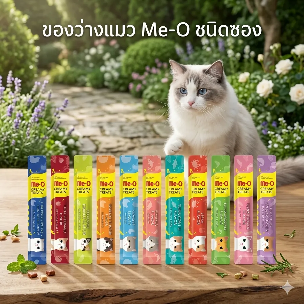 Me-O Creamy Treat ขนมแมวเลีย