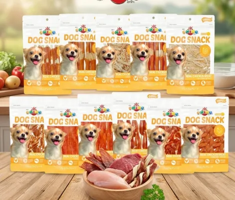 Okiko ขนมสุนัขจากเนื้อไก่