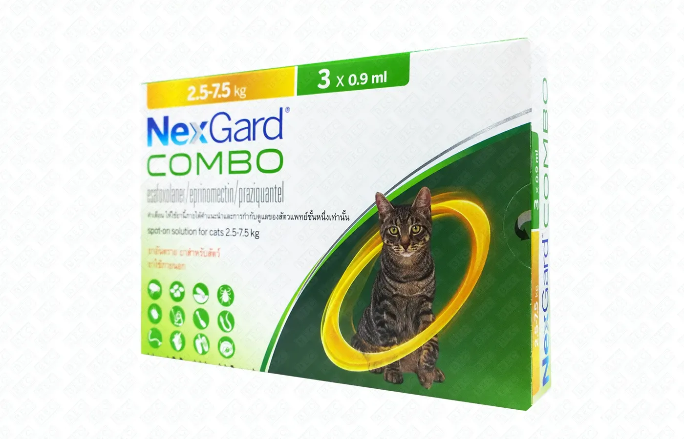 Nexgard Combo ชนิดหยดหลังคอ สำหรับแมว