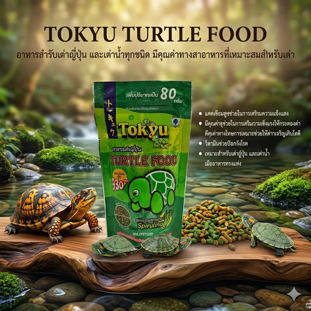 Tokyu (โตคิว) อาหารเต่า สูตรมาตรฐาน