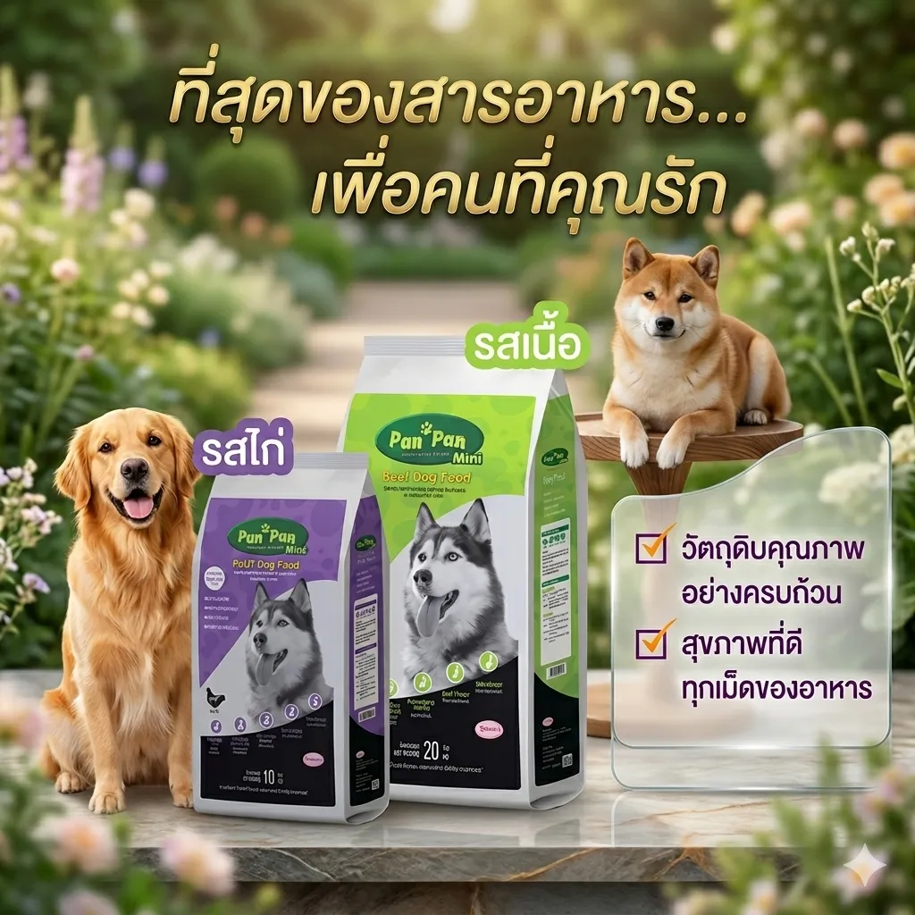 Pan-Pan อาหารสุนัขโต