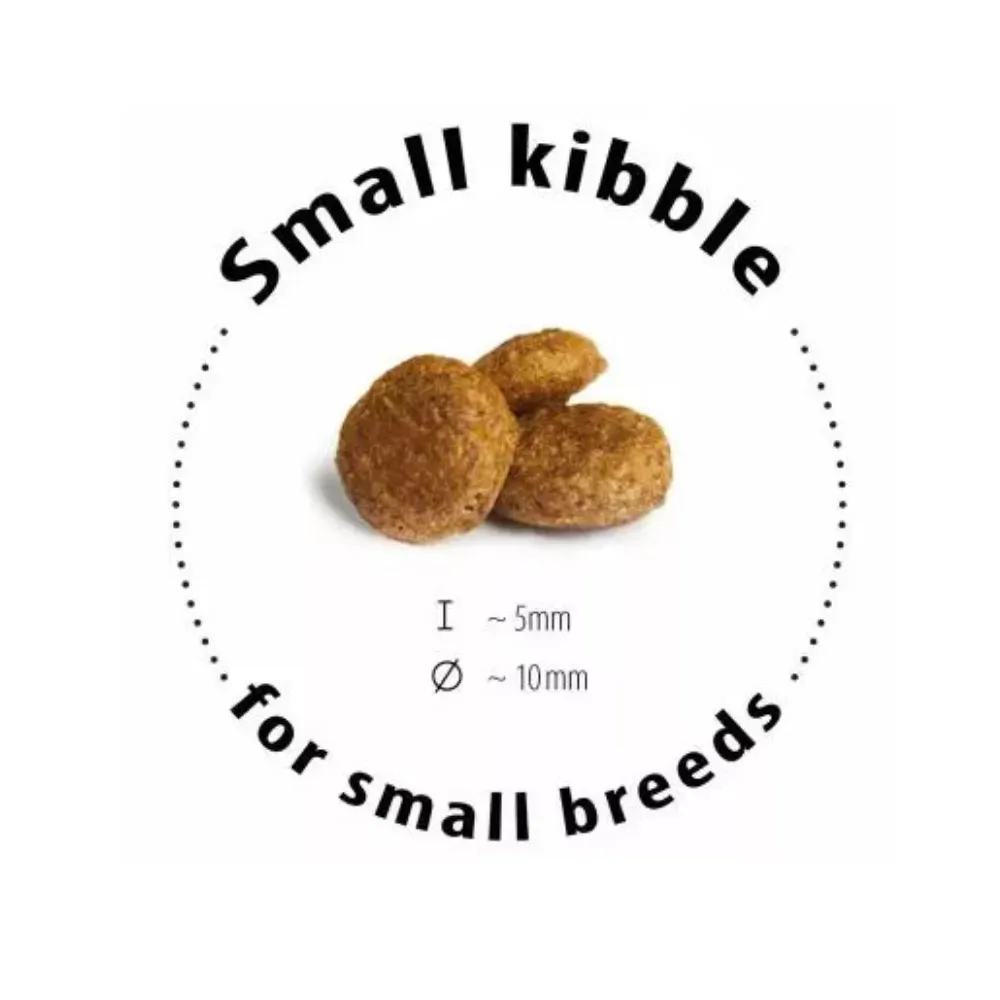 Happy Dog Sensible Mini Toscana สูตรเนื้อเป็ดและแซลมอน สำหรับสุนัขพันธุ์เล็ก