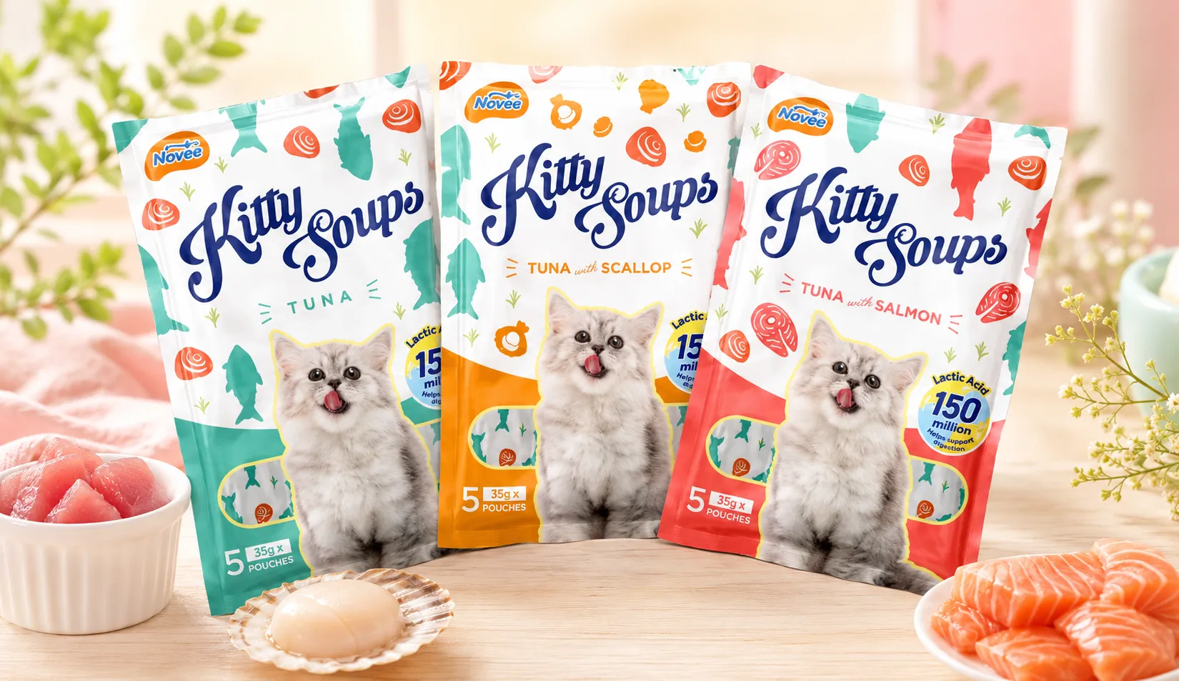 Novee Kitty Soups น้ำซุปสำหรับแมว
