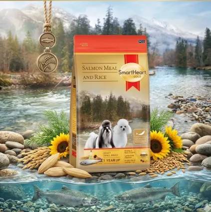 Smartheart Gold Salmon&Rice อาหารเม็ดสำหรับสุนัขโตพันธุ์เล็ก