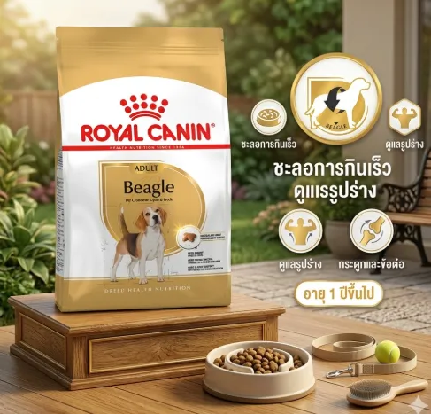 Royal Canin Beagle Adult อาหารเม็ดสำหรับสุนัขโตพันธุ์บีเกิ้ล