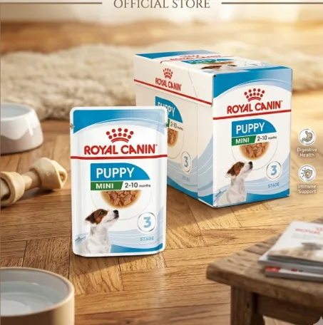 Royal Canin Pouch อาหารเปียกสุนัข สูตร Mini Puppy สำหรับลูกสุนัขพันธุ์เล็ก 85g
