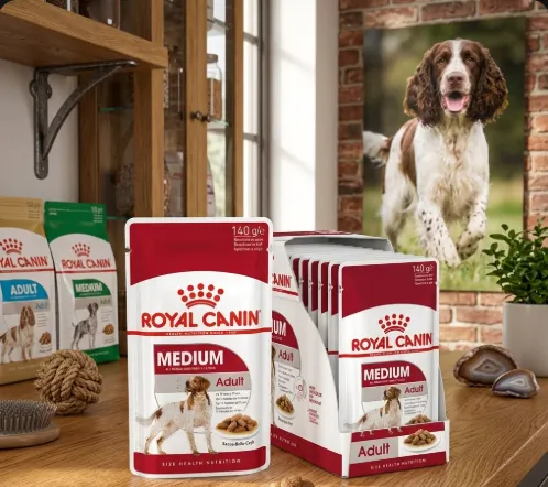 Royal Canin Pouch อาหารเปียกสุนัข สูตร Medium Adult สำหรับสุนัขโตพันธุ์กลาง 140 g