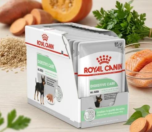 Royal Canin Pouch อาหารเปียกสุนัข สูตร Digestive Care (สูตรสุนัขดูแลระบบย่อยอาหาร) 85 g