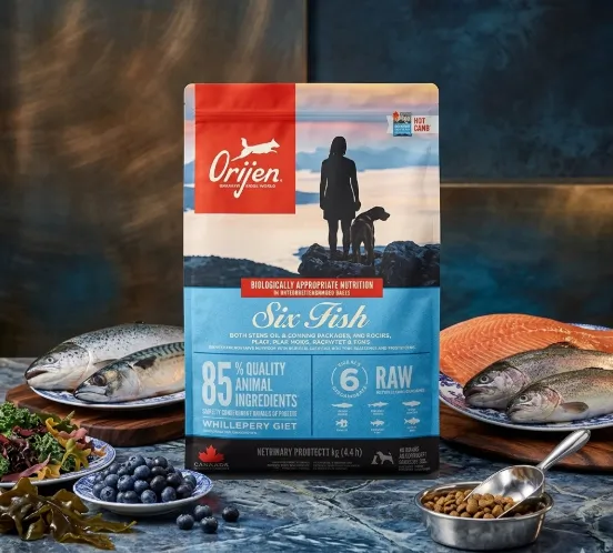 Orijen 6 Fish Dog สูตรโปรตีนจากปลาล้วน 6 ชนิด