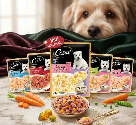 Cesar Pouch อาหารเปียกสุนัขซอง 70 g