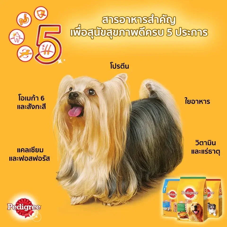 Pedigree อาหารเม็ดสำหรับสุนัขโตพันธุ์เล็ก
