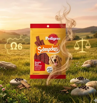 Pedigree ขนมสุนัข Schmackos รสเนื้อรมควัน 70 g