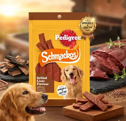 Pedigree ขนมสุนัข Schmackos รสตับย่าง 70 g