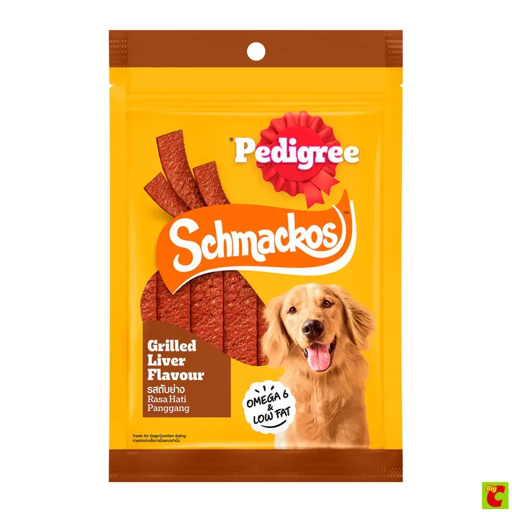 Pedigree ขนมสุนัข Schmackos รสตับย่าง 70 g