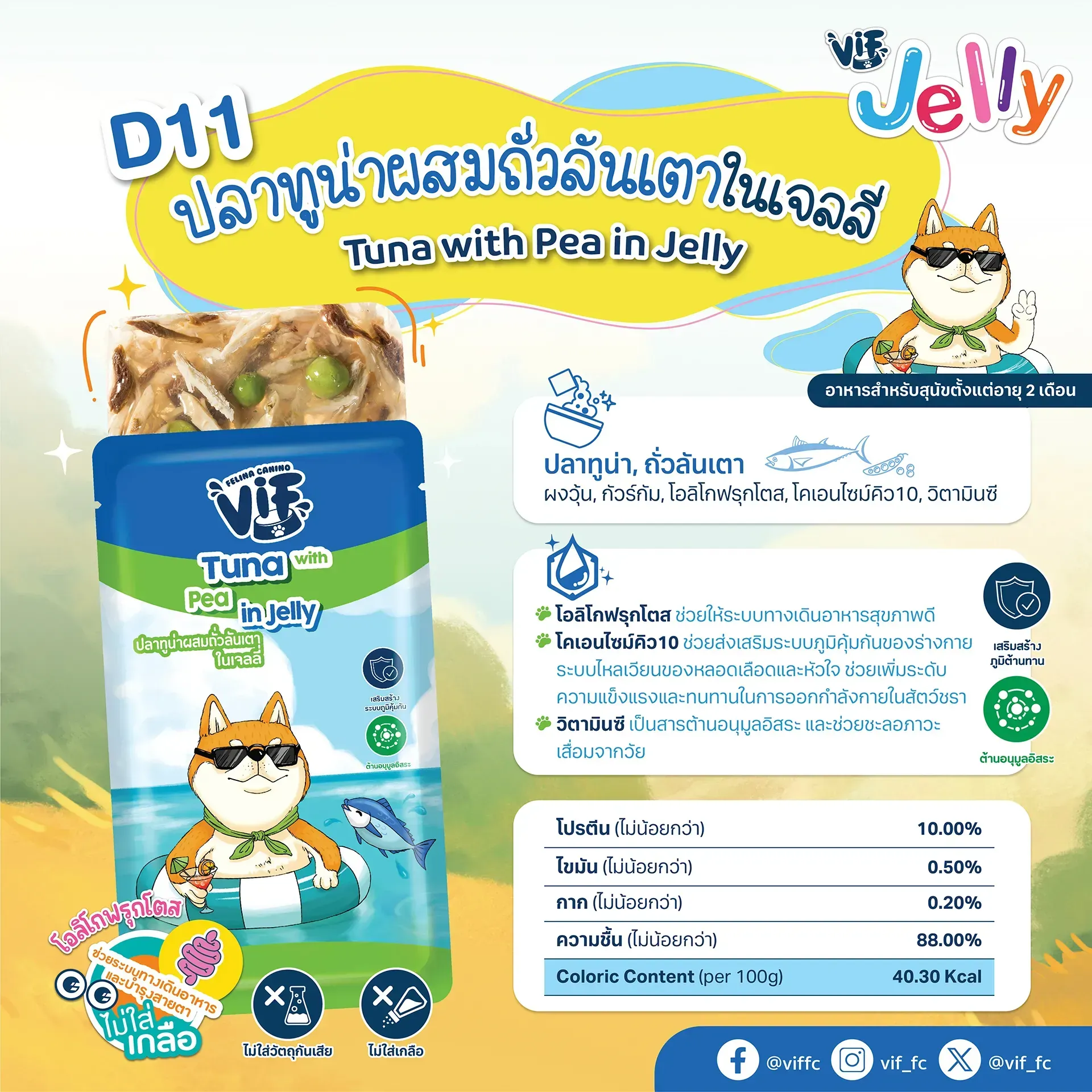 Vif Pouch อาหารเปียกสุนัขซอง 75g