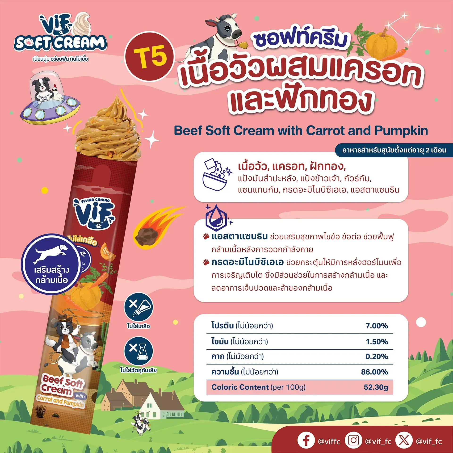 Vif Soft Cream ขนมสุนัขเลีย
