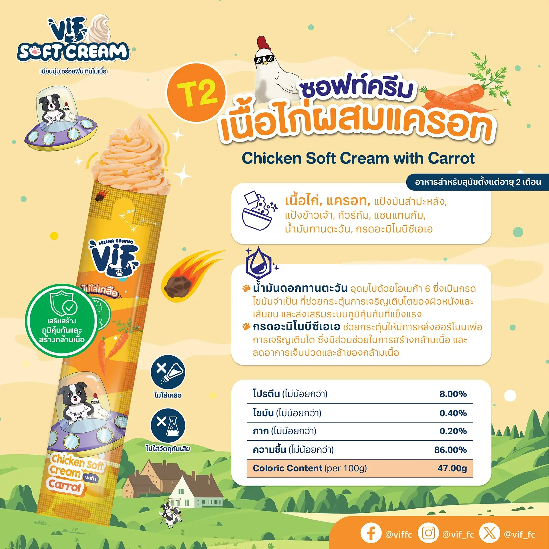 Vif Soft Cream ขนมสุนัขเลีย