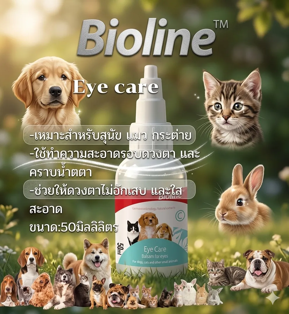 Bioline โลชั่นล้างตา Eyecare 50Ml.