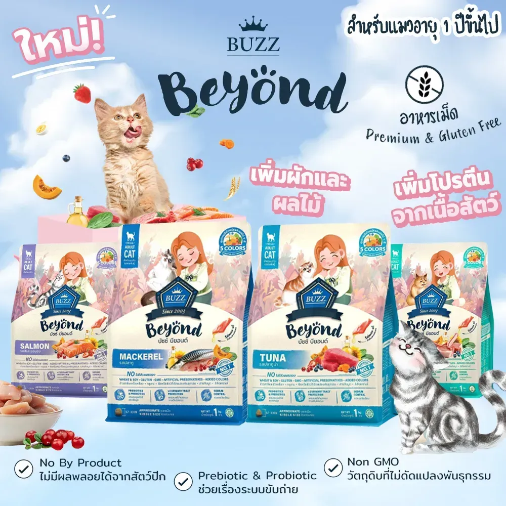 Buzz Beyond สูตรแมวโต
