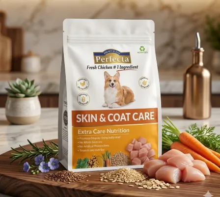 Perfecta Care อาหารสุนัขโต สูตร Skin & Coat (บำรุงผิวหนังและขน)