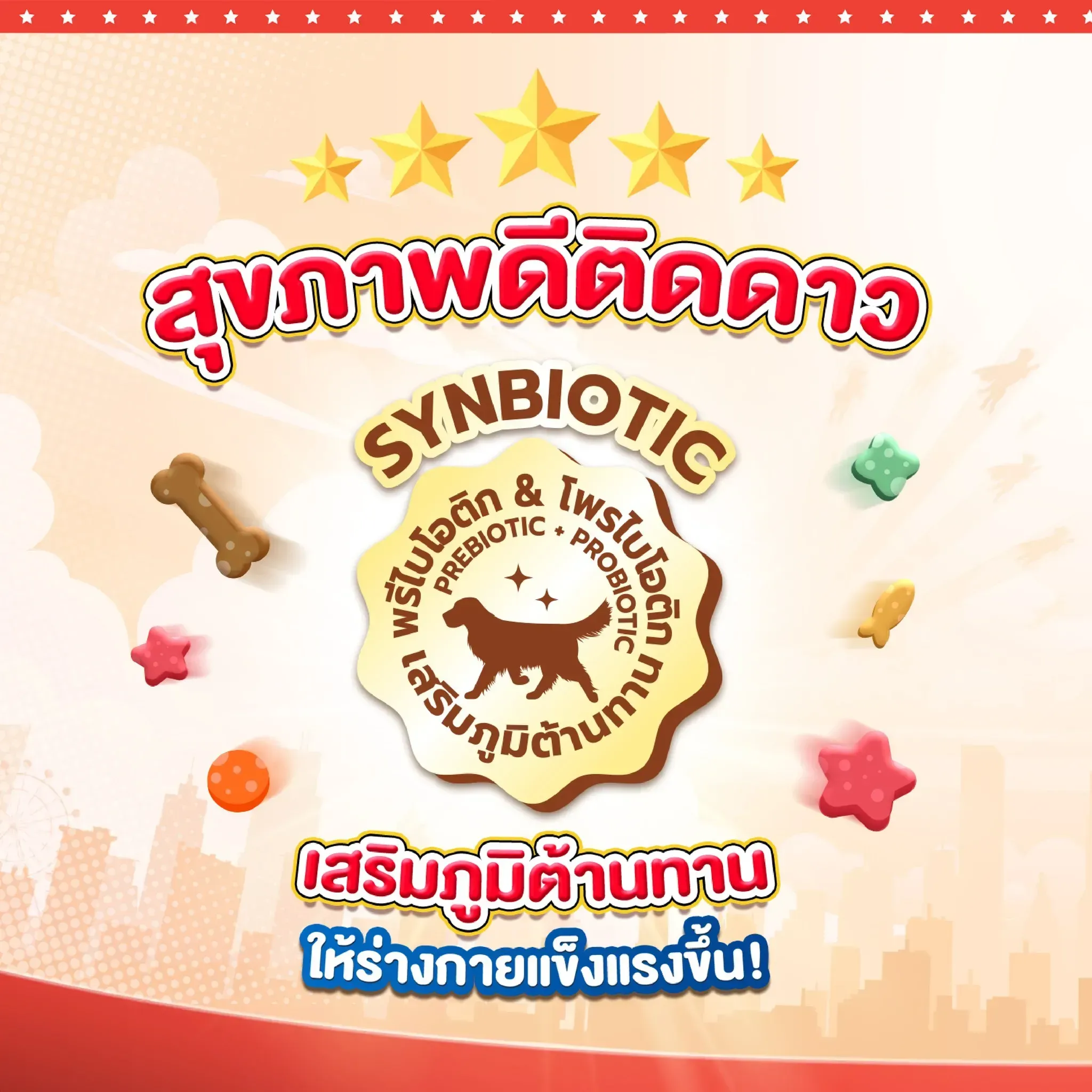Bingo Star 3 มิกซ์ อาหารสำหรับสุนัขโต
