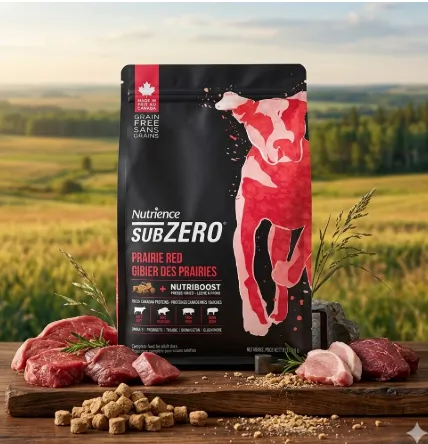 Nutrience Subzero Prairie Red อาหารสุนัขโต Grain-Free ผสมฟรีซดราย (สูตรเนื้อแดงรวม วัว แกะ หมูป่า)