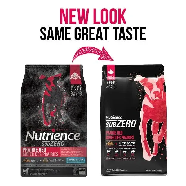 Nutrience Subzero Prairie Red อาหารสุนัขโต Grain-Free ผสมฟรีซดราย (สูตรเนื้อแดงรวม วัว แกะ หมูป่า)