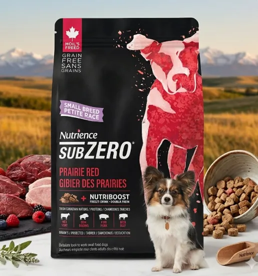 Nutrience Subzero Prairie Red อาหารสุนัขโตพันธุ์เล็ก Grain-Free ผสมฟรีซดราย (สูตรเนื้อแดงรวม วัว แกะ หมูป่า)