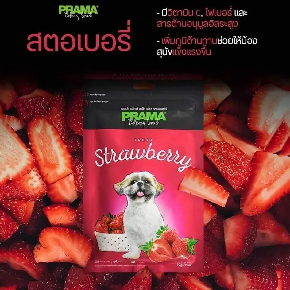 Prama Delicacy ขนมสุนัขหลากรส 50–70 g