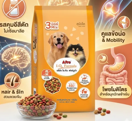 A Pro I.Q. Formula 3Mix Adult อาหารเม็ดสำหรับสุนัขโตทุกสายพันธุ์