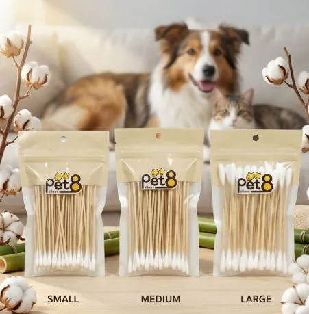 Pet8 สำลีก้านสำหรับสัตว์เลี้ยง 100ก้าน