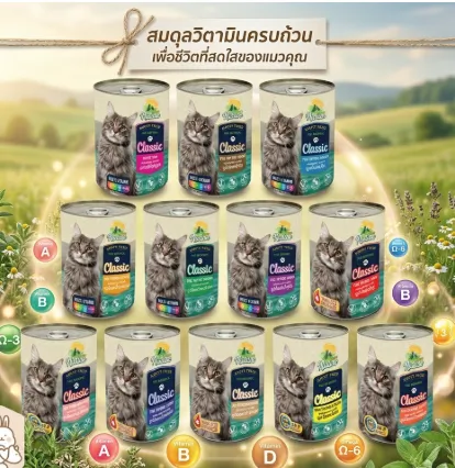 Nature Classic Canned อาหารเปียกแมวกระป่อง 400 g