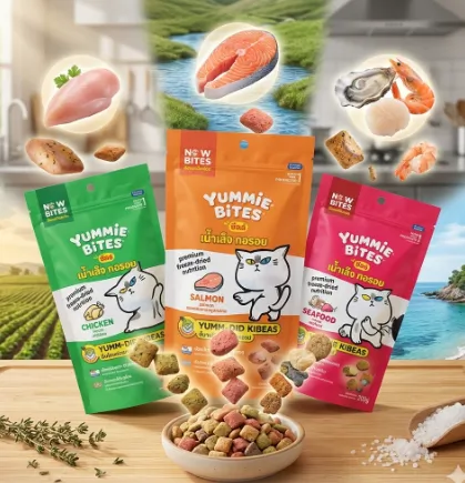 Yummie Bites Crispy Pocket ขนมแมว 50 g