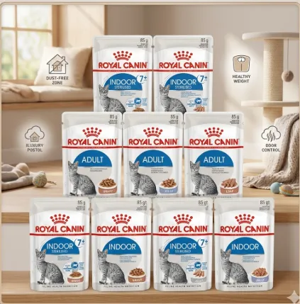 Royal Canin Pouch อาหารเปียกแมวซอง สูตร Indoor 85 g