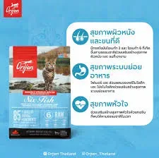 Orijen 6 Fish Catสูตรโปรตีนจากปลาล้วน 6 ชนิด