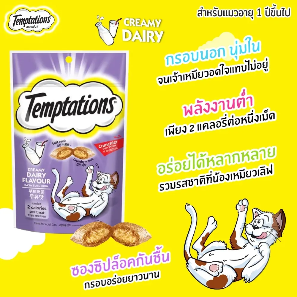 Temptations ขนมแมวสอดไส้