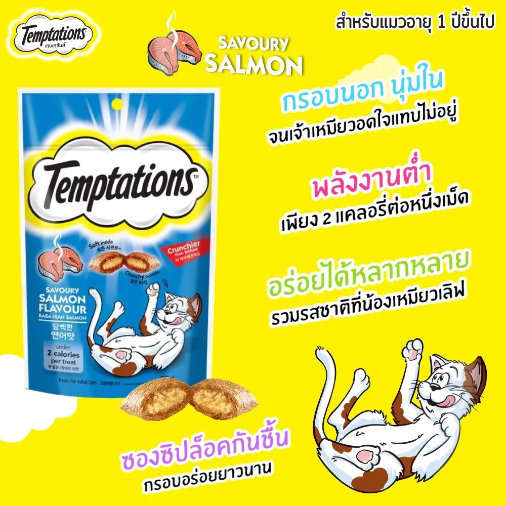Temptations ขนมแมวสอดไส้