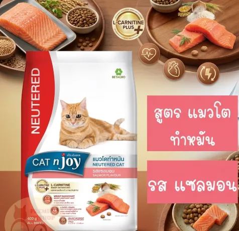 Cat N Joy Neutered แมวโตทำหมัน รสแซลมอน