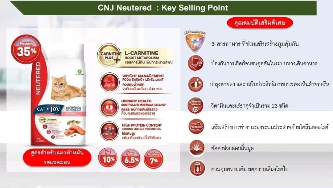 Cat N Joy Neutered แมวโตทำหมัน รสแซลมอน
