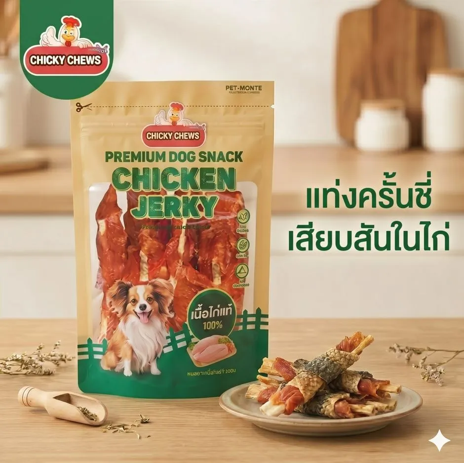แท่งครั้นชี่เสียบสันในไก่