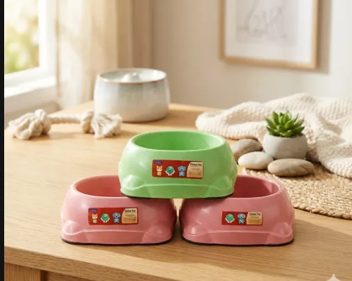 Chica Pet- ชามคู่กลมมน Size S