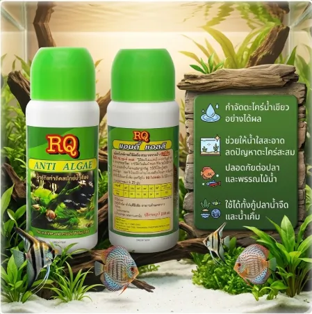 Rq (อาร์คิว) ผลิตภัณฑ์กำจัดตะไคร่เขียว