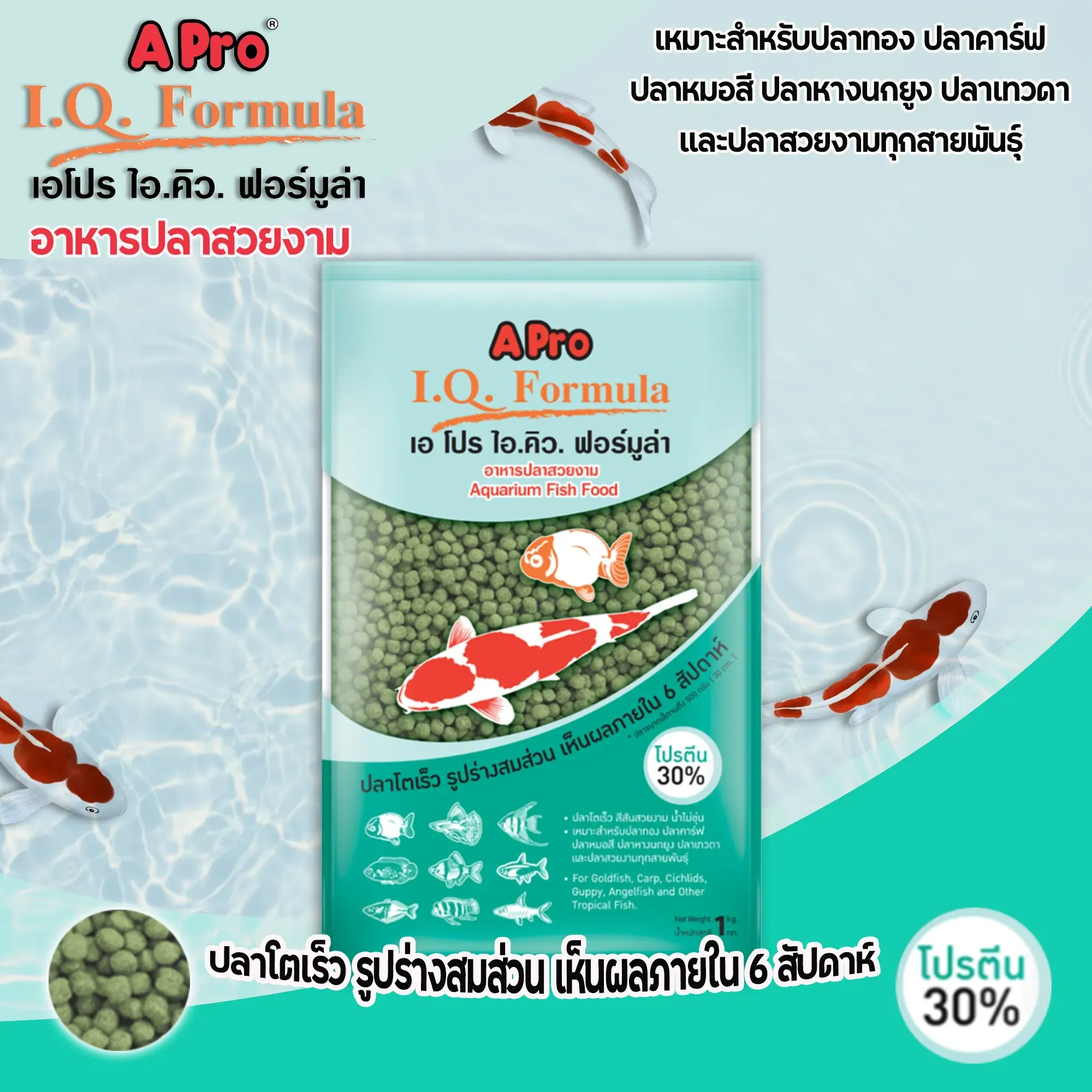 Apro Iq Formula เม็ดเขียว เร่งโต สุขภาพดี 1 Kg