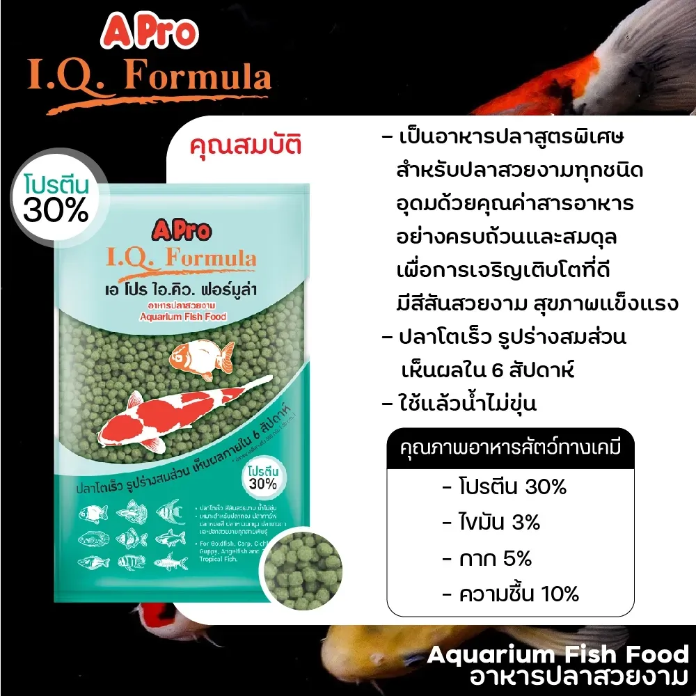 Apro Iq Formula เม็ดเขียว เร่งโต สุขภาพดี 1 Kg