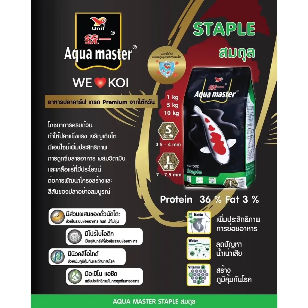 Aqua Master Staple สมดุล