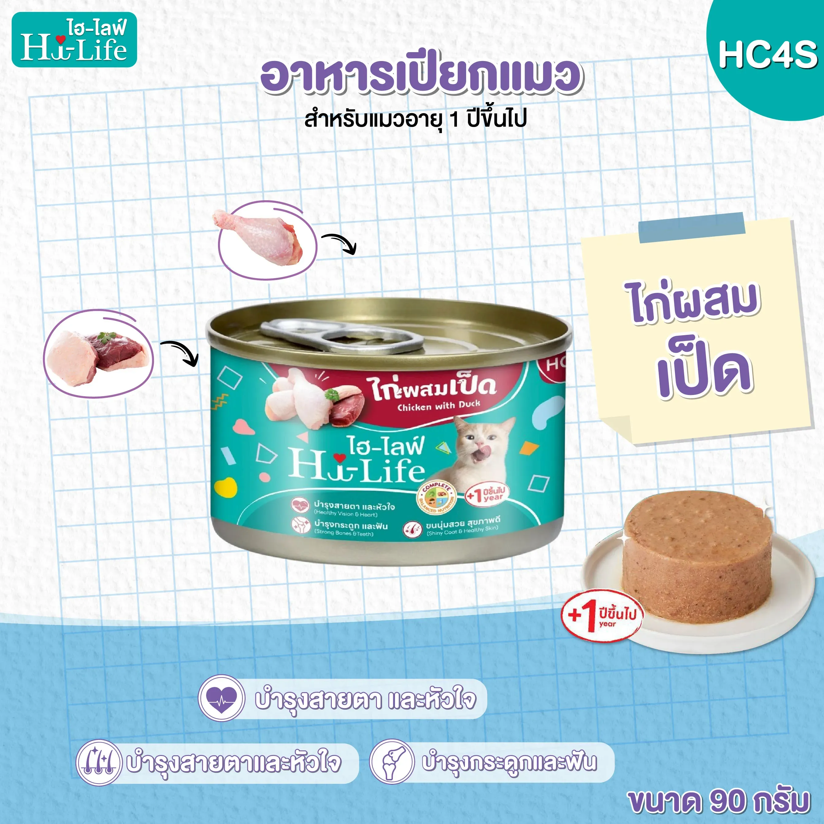 รสไก่ผสมเป็ด (HC4S)