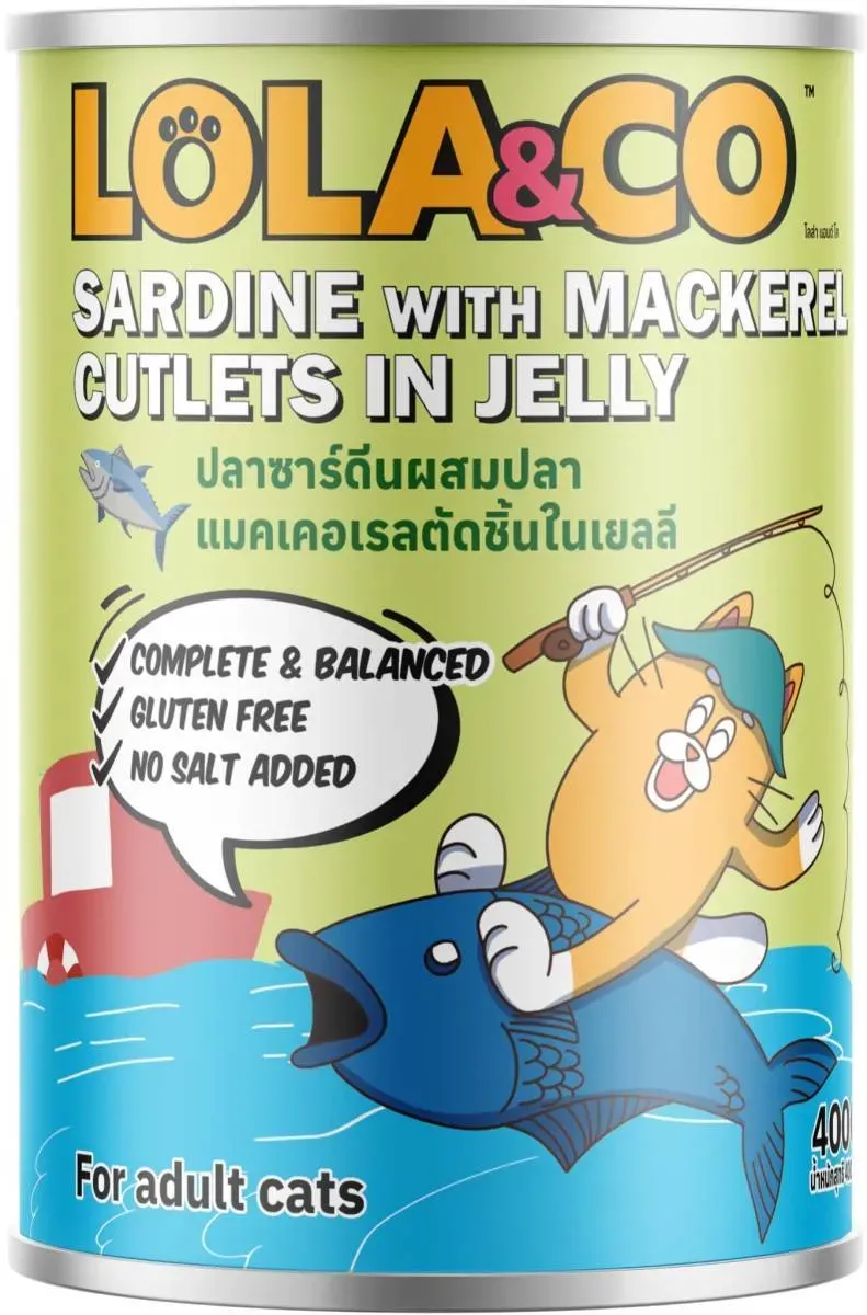 ปลาซาร์ดีนผสมปลาแมคเคอเรลเจลลี่ (LC07)